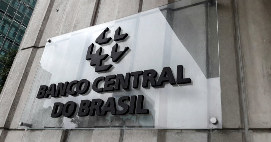 Placa do banco central do Brasil