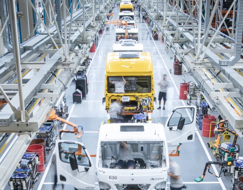 linha de produção de carro