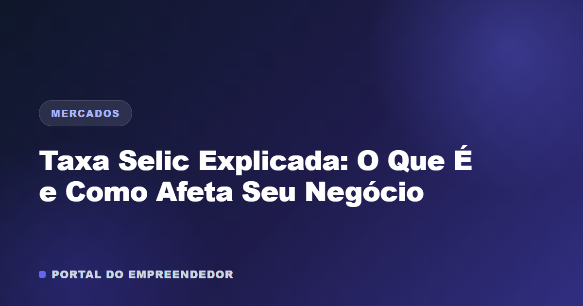 Gráfico de juros representando a taxa Selic e seu impacto na economia